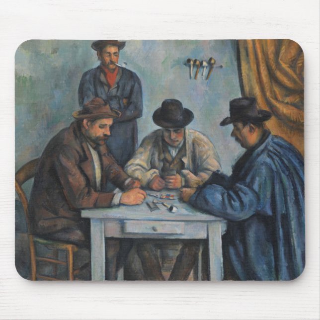 Paul Cezanne | The Card Players Mouse Pad (Front)