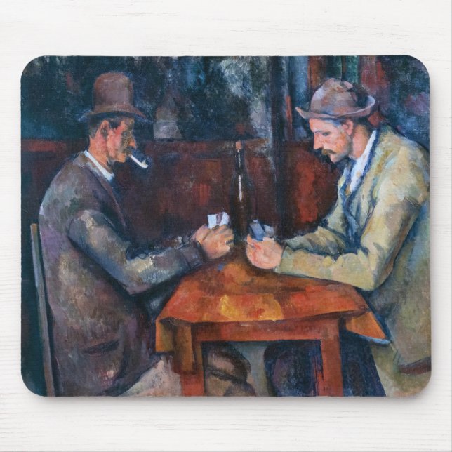 Paul Cezanne - The Card Players Mouse Pad (Front)