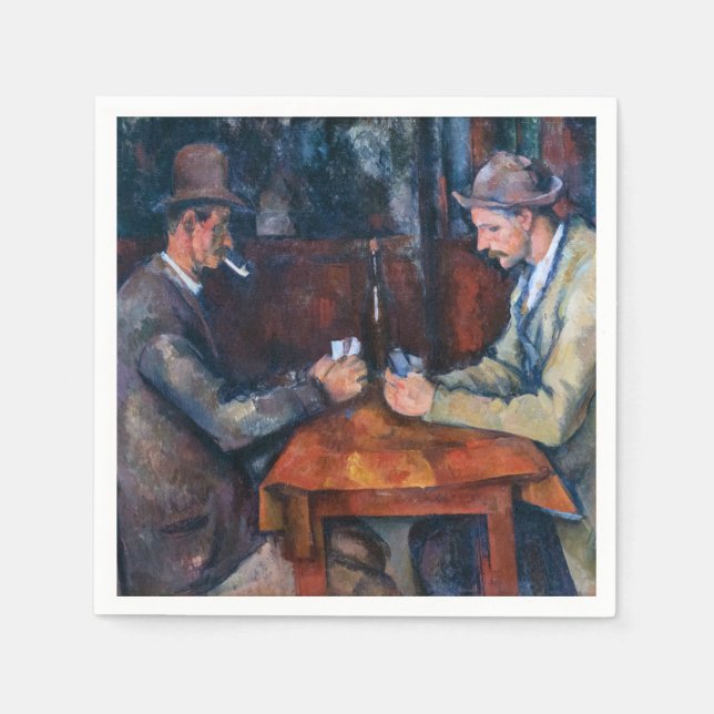 Paul Cezanne - The Card Players Napkins (Front)
