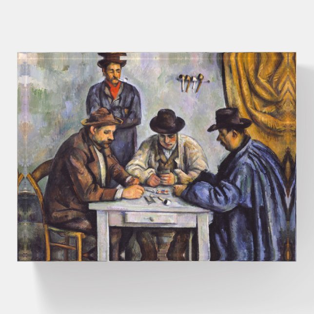 Paul Cezanne - The Card Players Paperweight (Front)
