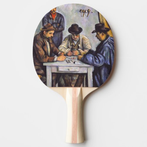 Paul Cezanne _ The Card Players Ping Pong Paddle