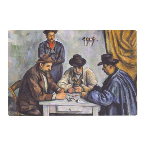 Paul Cezanne _ The Card Players Placemat