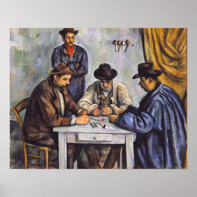 Paul Cezanne - The Card Players Poster (Front)
