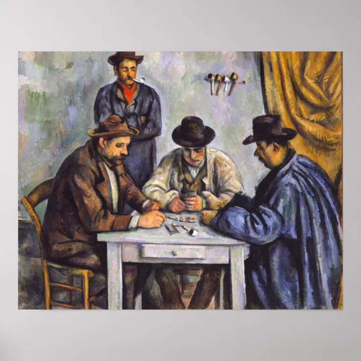 Paul Cezanne - The Card Players Poster
