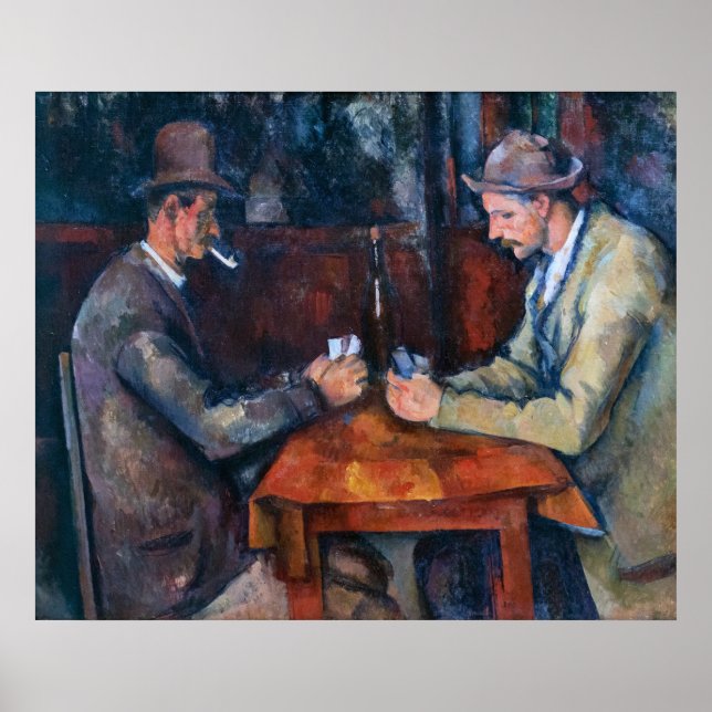 Paul Cezanne - The Card Players Poster (Front)