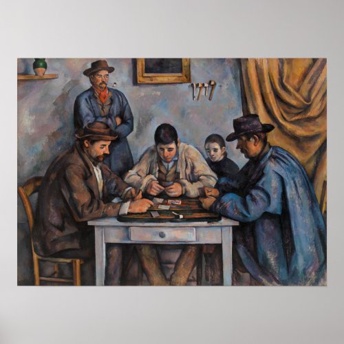 Paul Cezanne _ The Card Players Poster