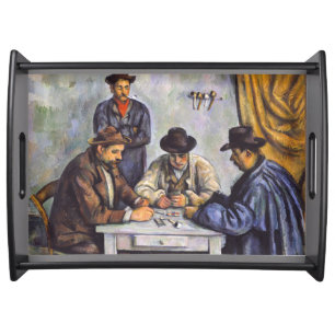 Paul Cezanne - The Card Players Serving Tray