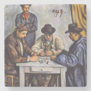 Paul Cezanne - The Card Players Stone Coaster