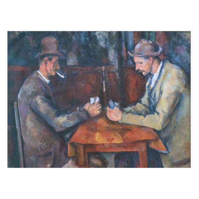 Paul Cezanne - The Card Players Tablecloth (Front (Horizontal))