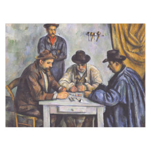 Paul Cezanne - The Card Players Tablecloth