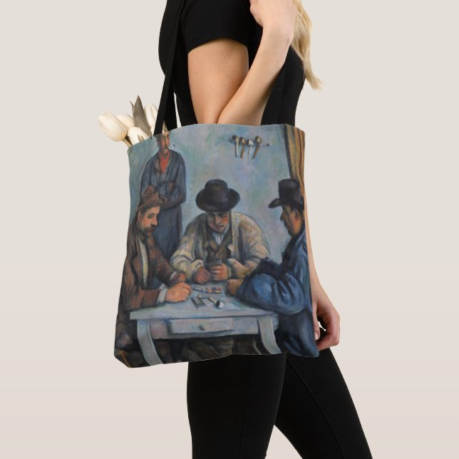 Paul Cezanne | The Card Players Tote Bag (Close Up)
