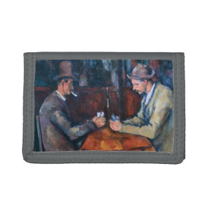 Paul Cezanne - The Card Players Trifold Wallet