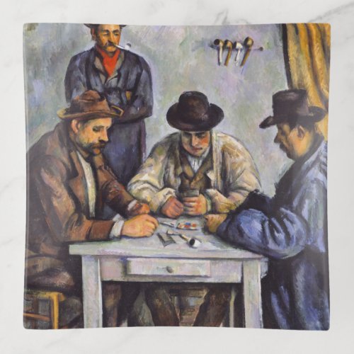 Paul Cezanne _ The Card Players Trinket Tray