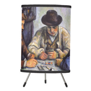 Paul Cezanne - The Card Players Tripod Lamp