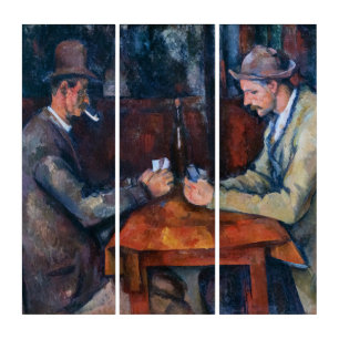 Paul Cezanne - The Card Players Triptych