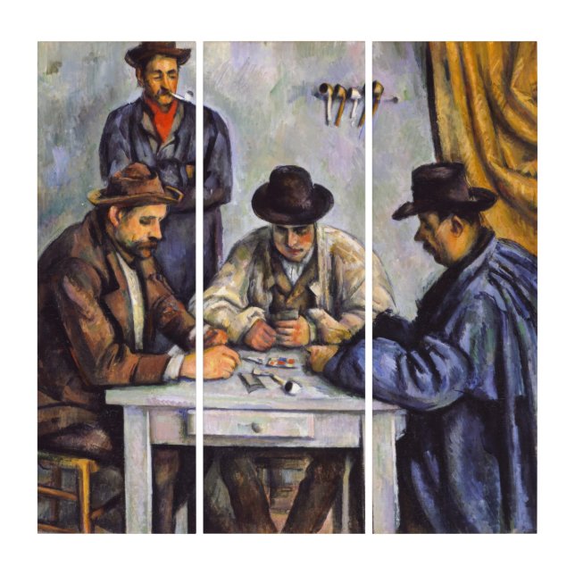 Paul Cezanne - The Card Players Triptych (Front)