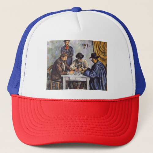 Paul Cezanne _ The Card Players Trucker Hat