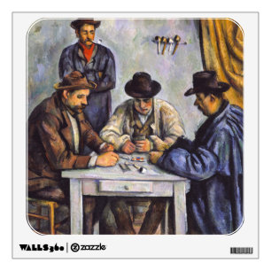 Paul Cezanne - The Card Players Wall Decal