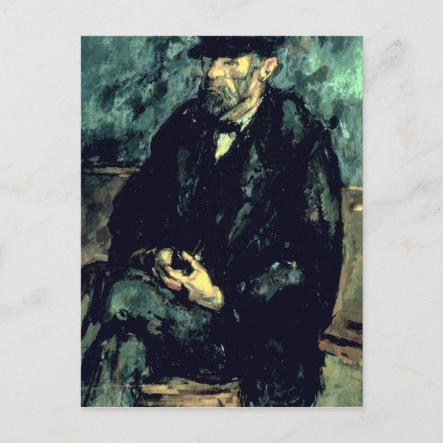 Paul Cezanne | The Gardener Vallier, c.1905 Postcard (Front)