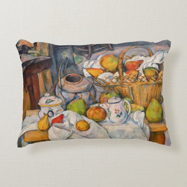 Paul Cezanne - The Kitchen Table Accent Pillow (Front)