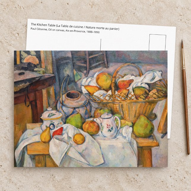 Paul Cezanne - The Kitchen Table Postcard (Creator Uploaded)