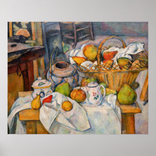 Paul Cezanne - The Kitchen Table Poster
