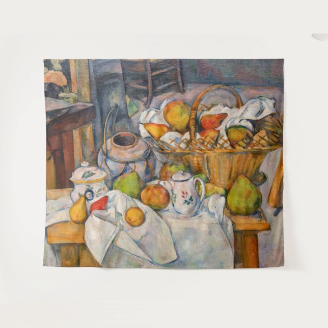 Paul Cezanne - The Kitchen Table Tapestry (Front (Horizontal))