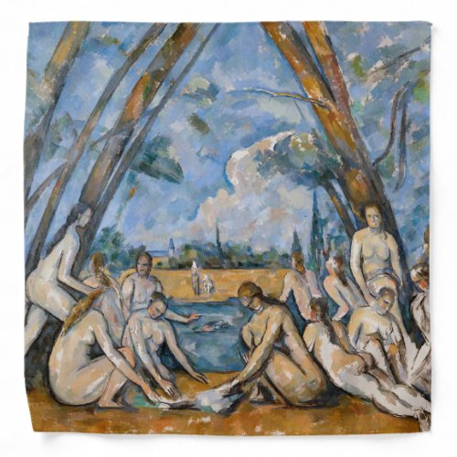 Paul Cezanne _ The Large Bathers Bandana