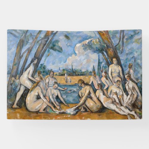 Paul Cezanne _ The Large Bathers Banner