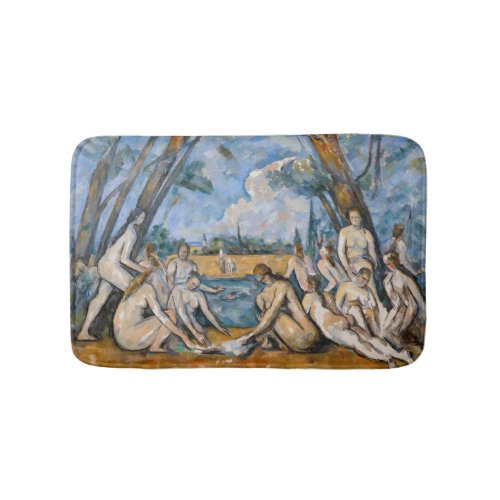 Paul Cezanne _ The Large Bathers Bath Mat