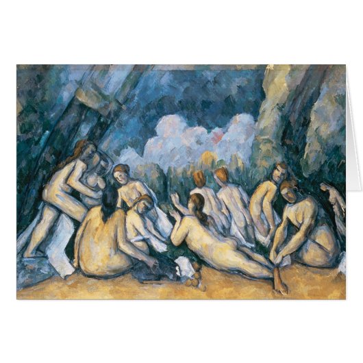 Paul Cezanne | The Large Bathers, c.1900-05 Cards (Front Horizontal)