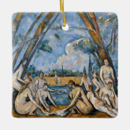 Paul Cezanne - The Large Bathers Ceramic Ornament