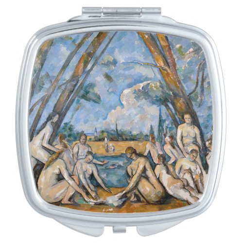 Paul Cezanne _ The Large Bathers Compact Mirror