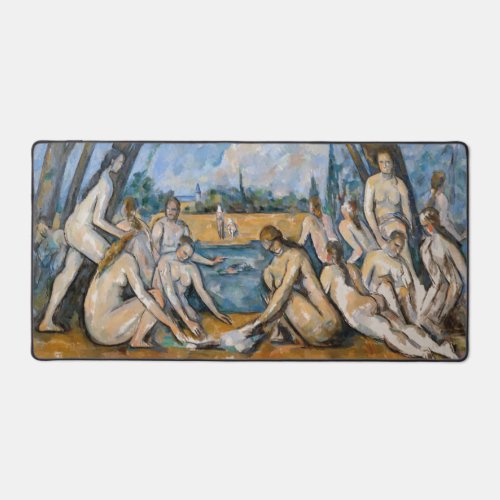 Paul Cezanne _ The Large Bathers Desk Mat