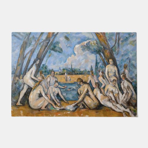 Paul Cezanne _ The Large Bathers Doormat