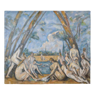 Paul Cezanne - The Large Bathers Duvet Cover