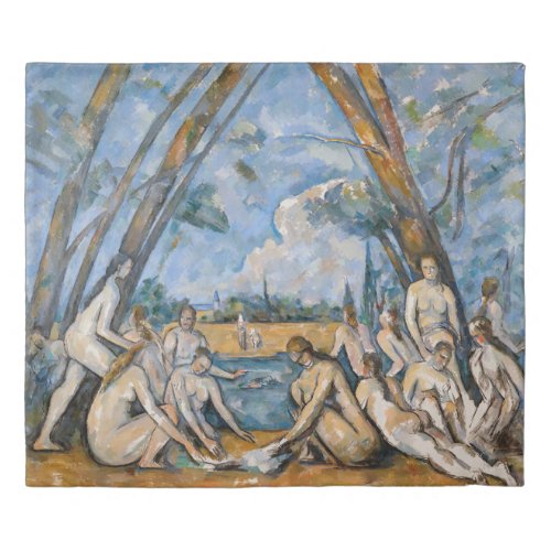 Paul Cezanne _ The Large Bathers Duvet Cover