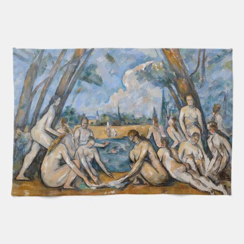 Paul Cezanne _ The Large Bathers Kitchen Towel