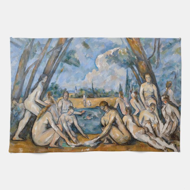 Paul Cezanne - The Large Bathers Kitchen Towel (Horizontal)