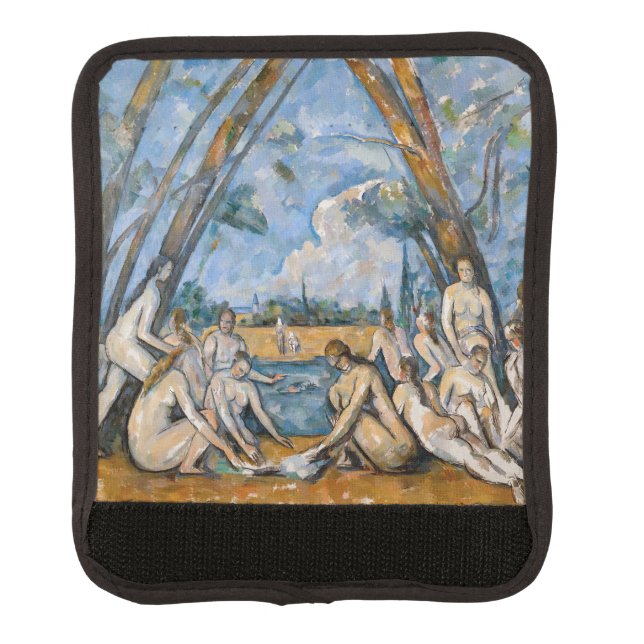 Paul Cezanne - The Large Bathers Luggage Handle Wrap (Front)