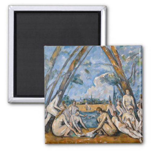 Paul Cezanne _ The Large Bathers Magnet