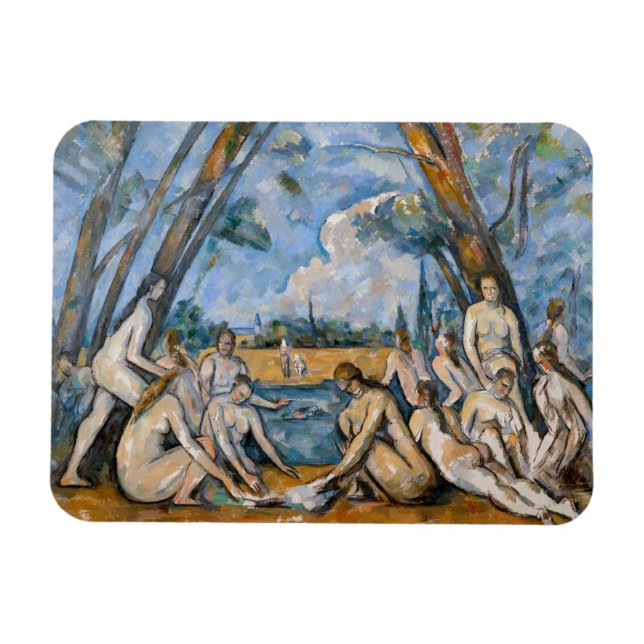 Paul Cezanne - The Large Bathers Magnet (Horizontal)