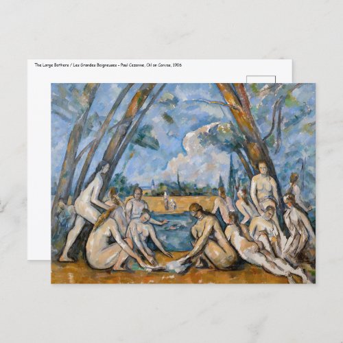 Paul Cezanne _ The Large Bathers Postcard