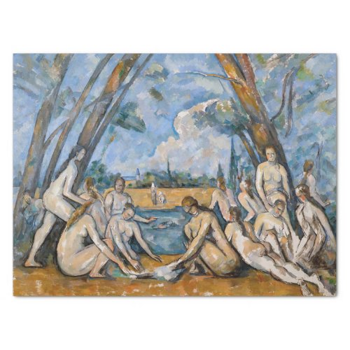 Paul Cezanne _ The Large Bathers Tissue Paper