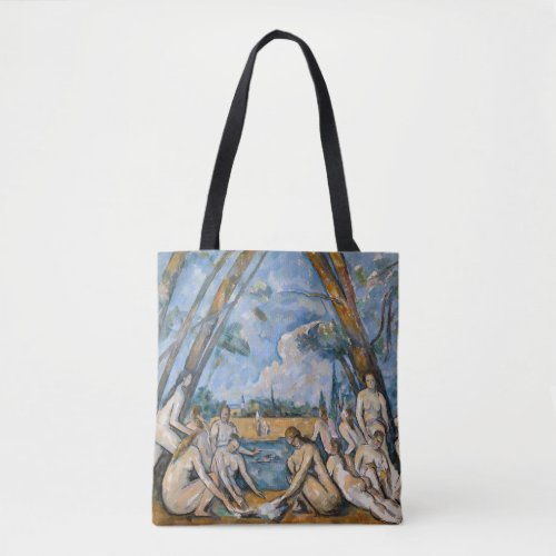 Paul Cezanne _ The Large Bathers Tote Bag