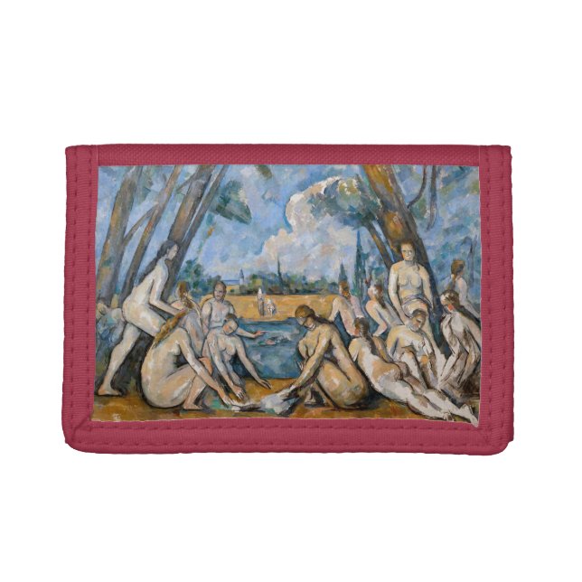Paul Cezanne - The Large Bathers Trifold Wallet (Front)