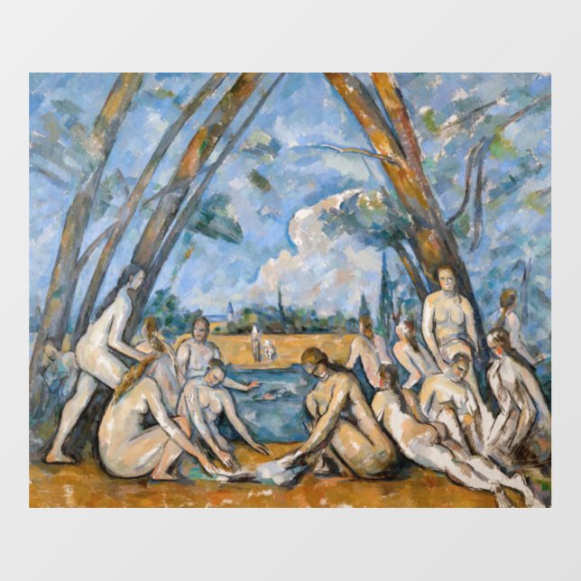 Paul Cezanne - The Large Bathers Wall Decal (Front)