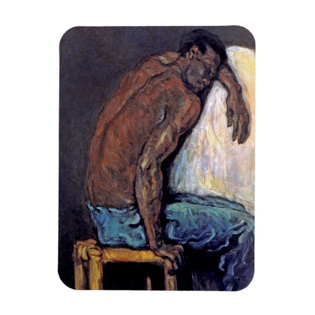 Paul Cezanne - The Negro Scipio Fine Art Painting Magnet (Vertical)