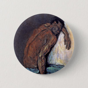Paul Cezanne - The Negro Scipio Fine Art Painting Pinback Button
