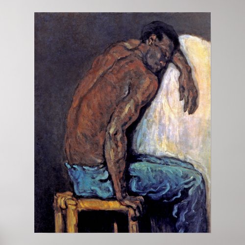 Paul Cezanne _ The Negro Scipio Fine Art Painting Poster